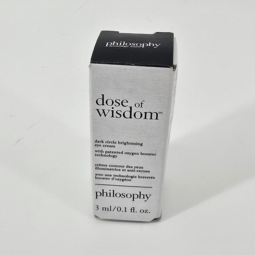 Philosophy Dose of Wisdom Eye Cream Unisex 3ml White Brightening Dark Circles